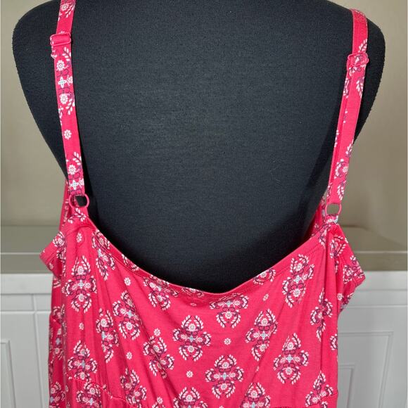 Torrid Midi Super Soft Button-Front Knit Dress Sleeveless Sz 4 /4X Casual Summer - Picture 8 of 16